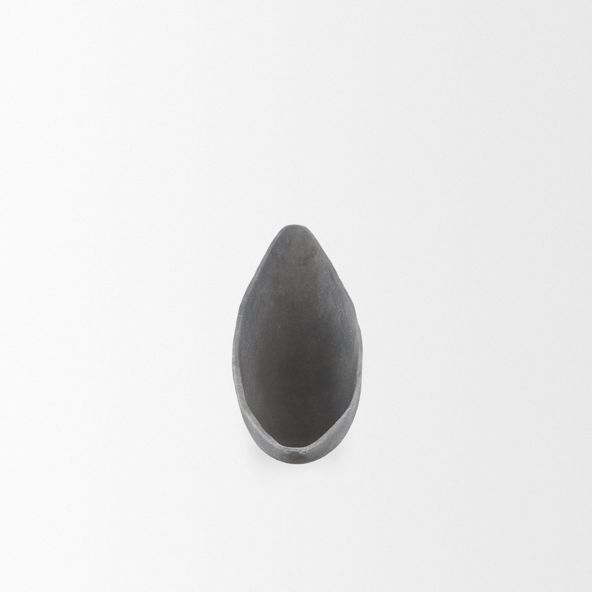 Piero Small Concrete Finished Metal Decorative Bowl, by Mercana, 31.5" length x 5" width x 4" height View 4