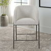 Jacobsen Gray 27' Counter Stool, Counter & Bar Stool by Uttermost, 23" width x 38.5" height x 23" depth thumbnail 4