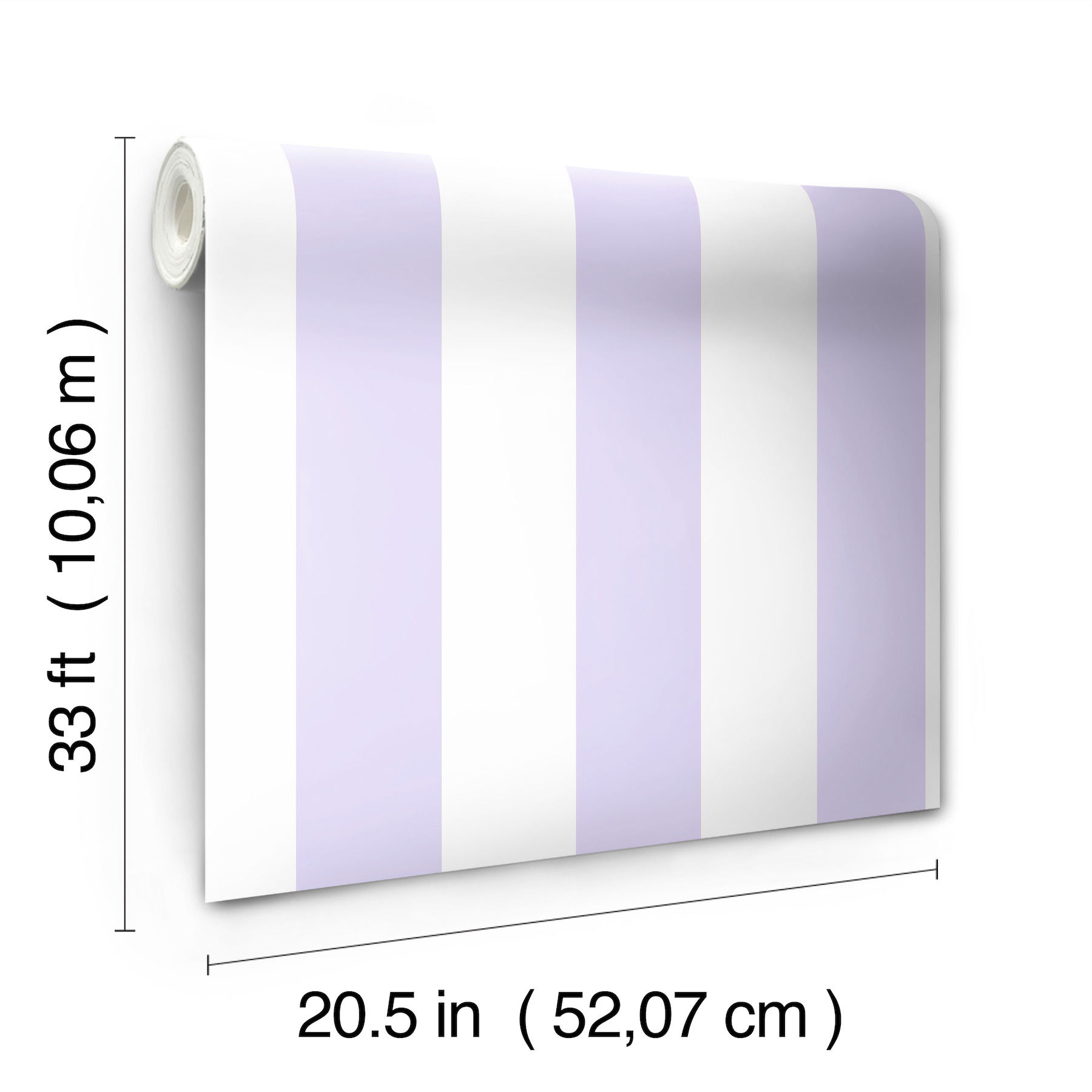 Disney Princess Silk Stripe Purple Wallpaper large image 