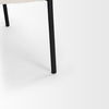 Brently Accent Chair with Cream Boucle Fabric & Matte Black Metal Legs thumbnail 9