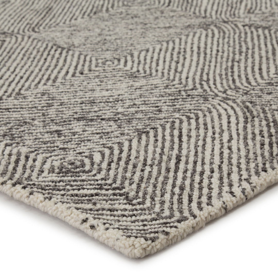Thurston Hand-Tufted White/Gray Area Rug large image 