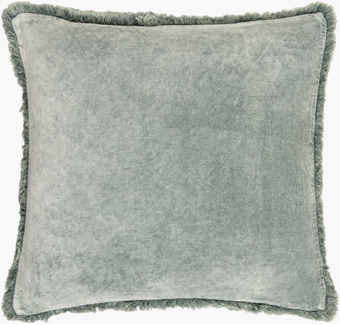 Washed Cotton Velvet Accent Pillow
