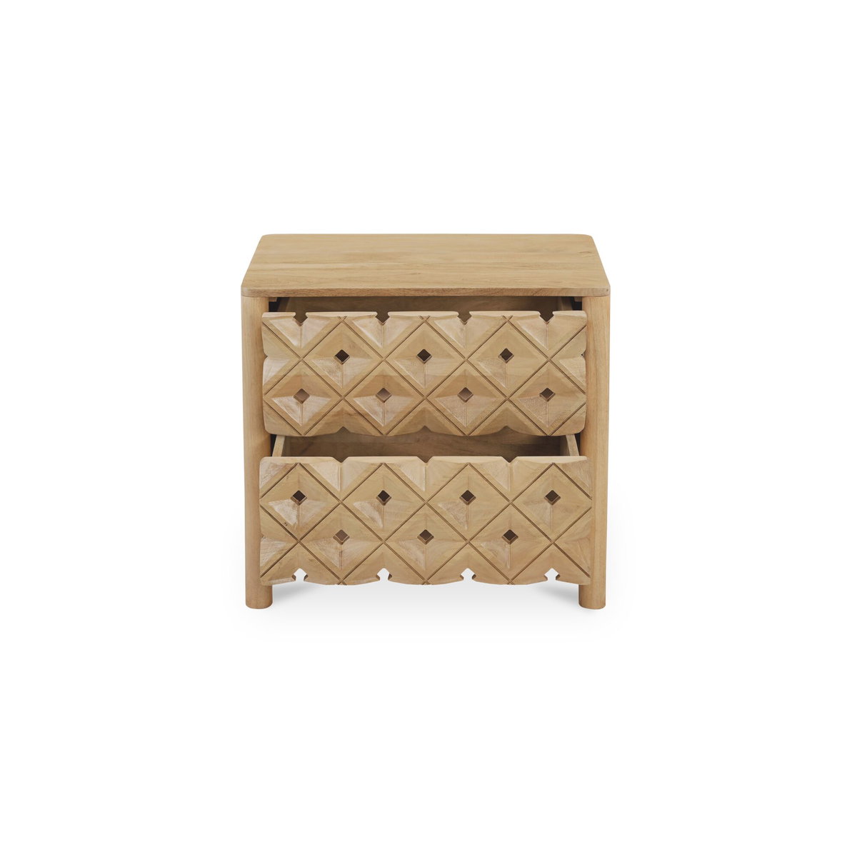Fulton Nightstand Natural, by Moe's Home, 26" width x 24" height x 18" depth View 4