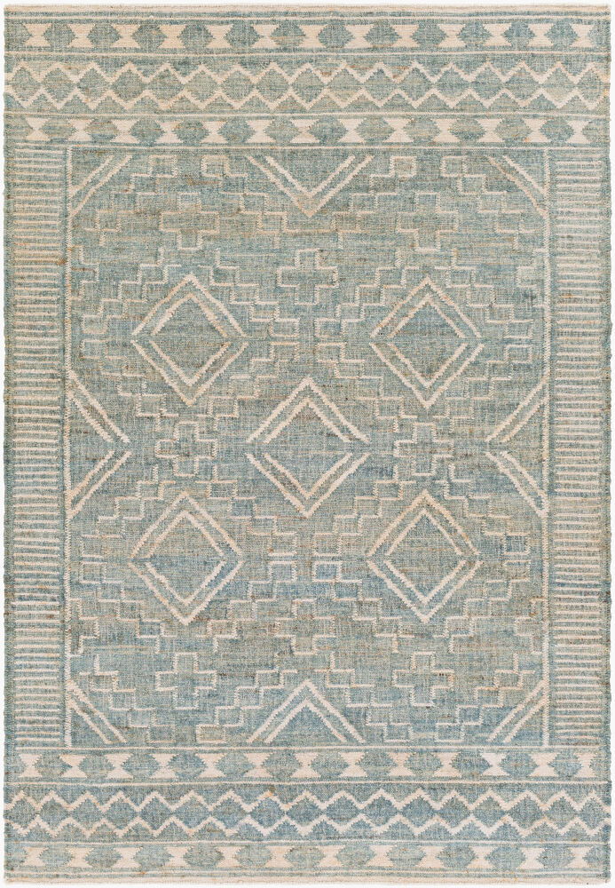 Cadence Handmade Rug, by Surya, 1'6" length x 1'6" width