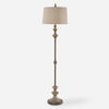 Vetralla Silver Bronze Floor Lamp thumbnail 0