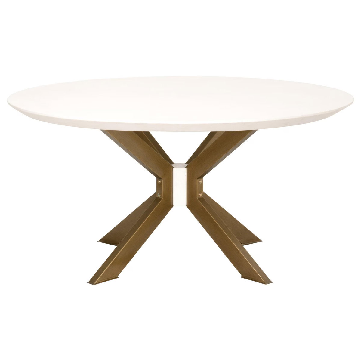 Industry 60' Round Dining Table, by Essentials for Living, 60" width x 30" height x 60" depth View 1