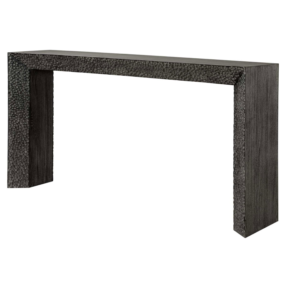 Thoreau Ebony Console Table, by Uttermost, 61.8" width x 32" height x 14" depth View 5