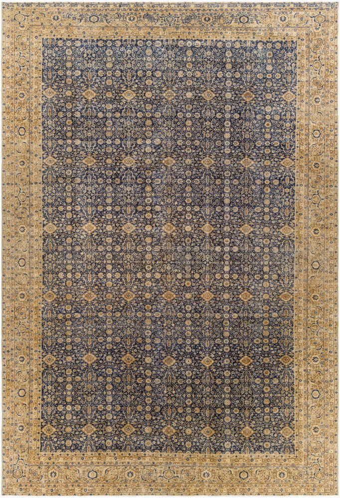 Antique One of a Kind Handmade Rug, by Surya, 13'9" length x 9'4" width