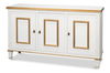 Louis Xvi Buffet,Cotina White, Cabinets & Sideboard by Sarreid, 60" length x 18" width x 34" height thumbnail 1