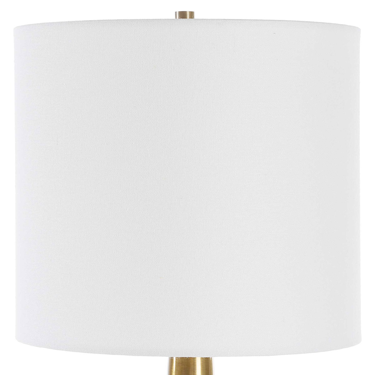 Ezra Brass Buffet Lamp, Table Lamp by Uttermost, 9" width x 37" height x 9" depth View 6
