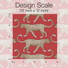 Big Cat Walk Red  Peel & Stick Wallpaper thumbnail 3