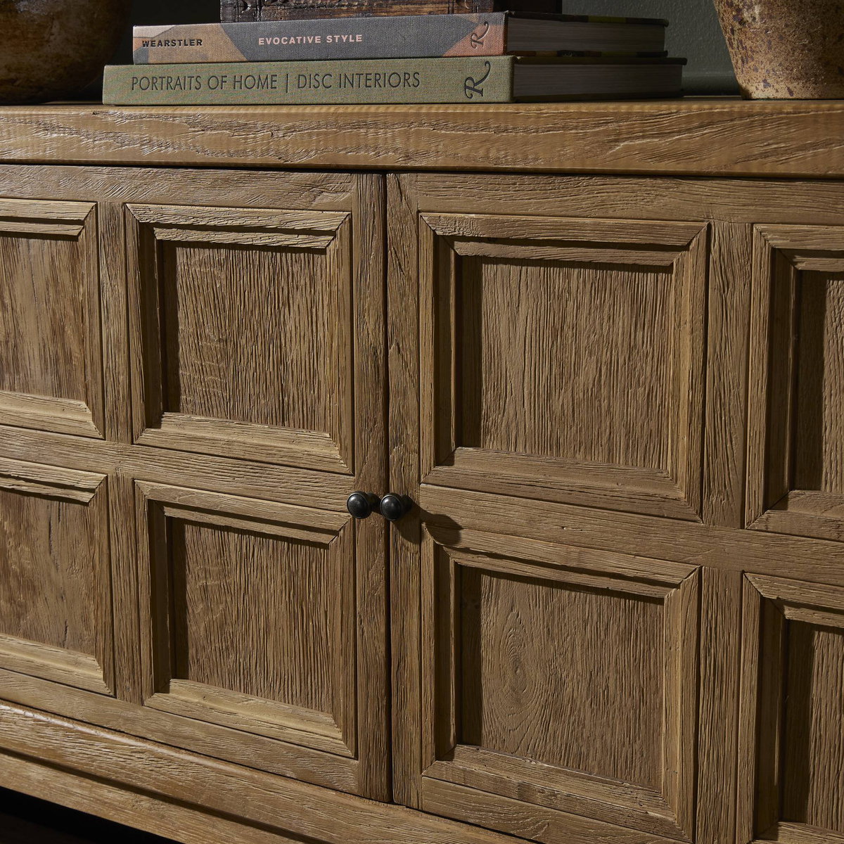 Tamara Media Console, by Four Hands, 78" width x 30" height x 18.25" depth View 15