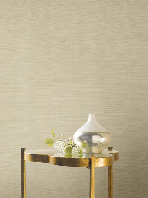 Silk Elegance Tan Wallpaper