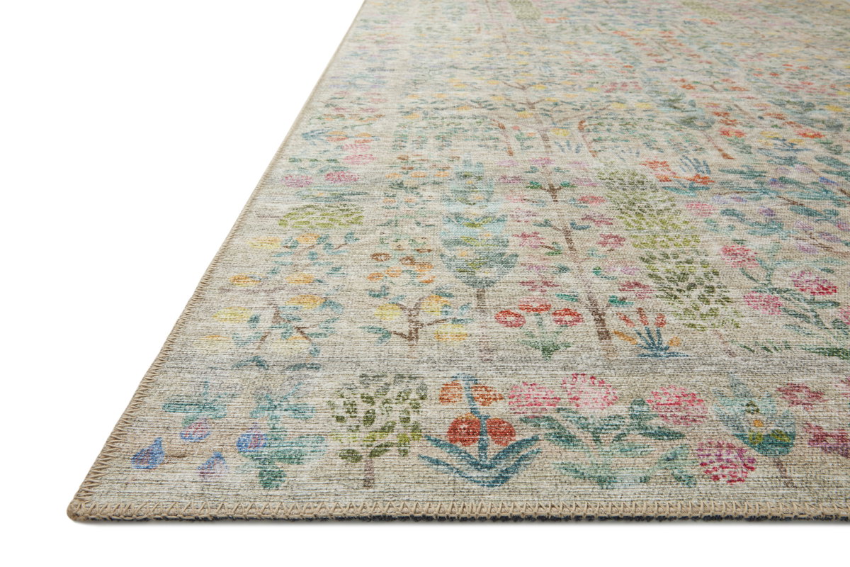 Rifle Paper Co. x Loloi Maison Rug, 3' length x 3' width View 3