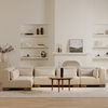 June Dream Modular Sectional Oatmeal, Sectional Sofa by Moe's Home, 115" width x 30" height x 110" depth thumbnail 9