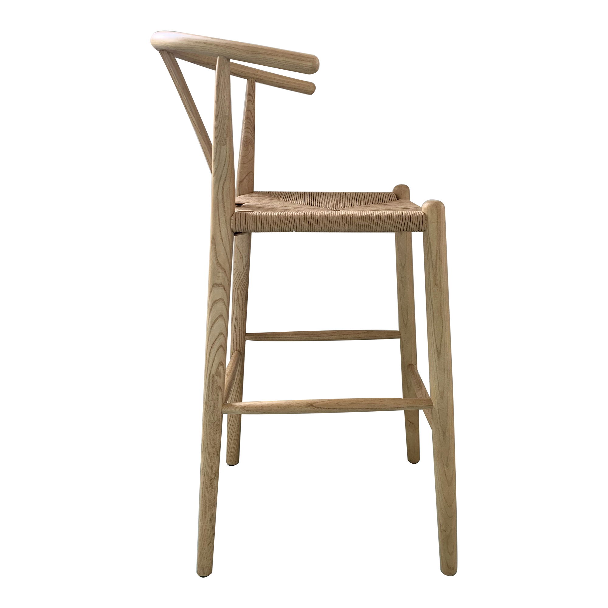 Ventana Counter Stool Natural, Counter & Bar Stool by Moe's Home, 24" width x 38" height x 20" depth View 3