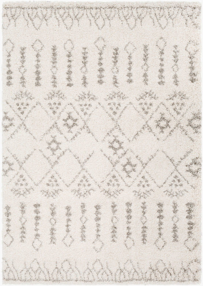 Serengeti Shag Machine Woven Rug, by Surya, 7'2.61" length x 5'2.99" width