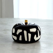 Online Designer Kitchen Abstract JarWhiteBlackSm