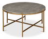 Grey Shagreen Coffee Table, by Sarreid, 2'10" length x 2'10" width x 1'4" height thumbnail 9