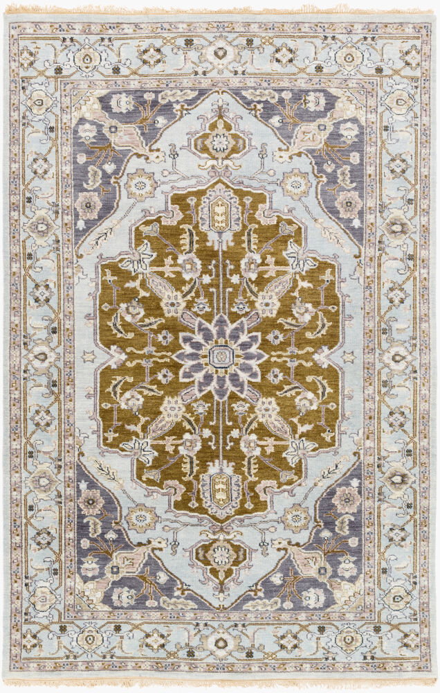 Zeus Handmade Rug, by Surya, 8'6" length x 5'6" width