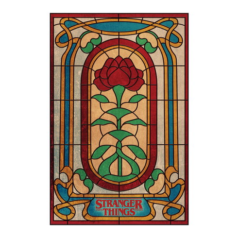 Stranger Things Creel House Rose Window Xl Giant Peel & Stick Wall Decal