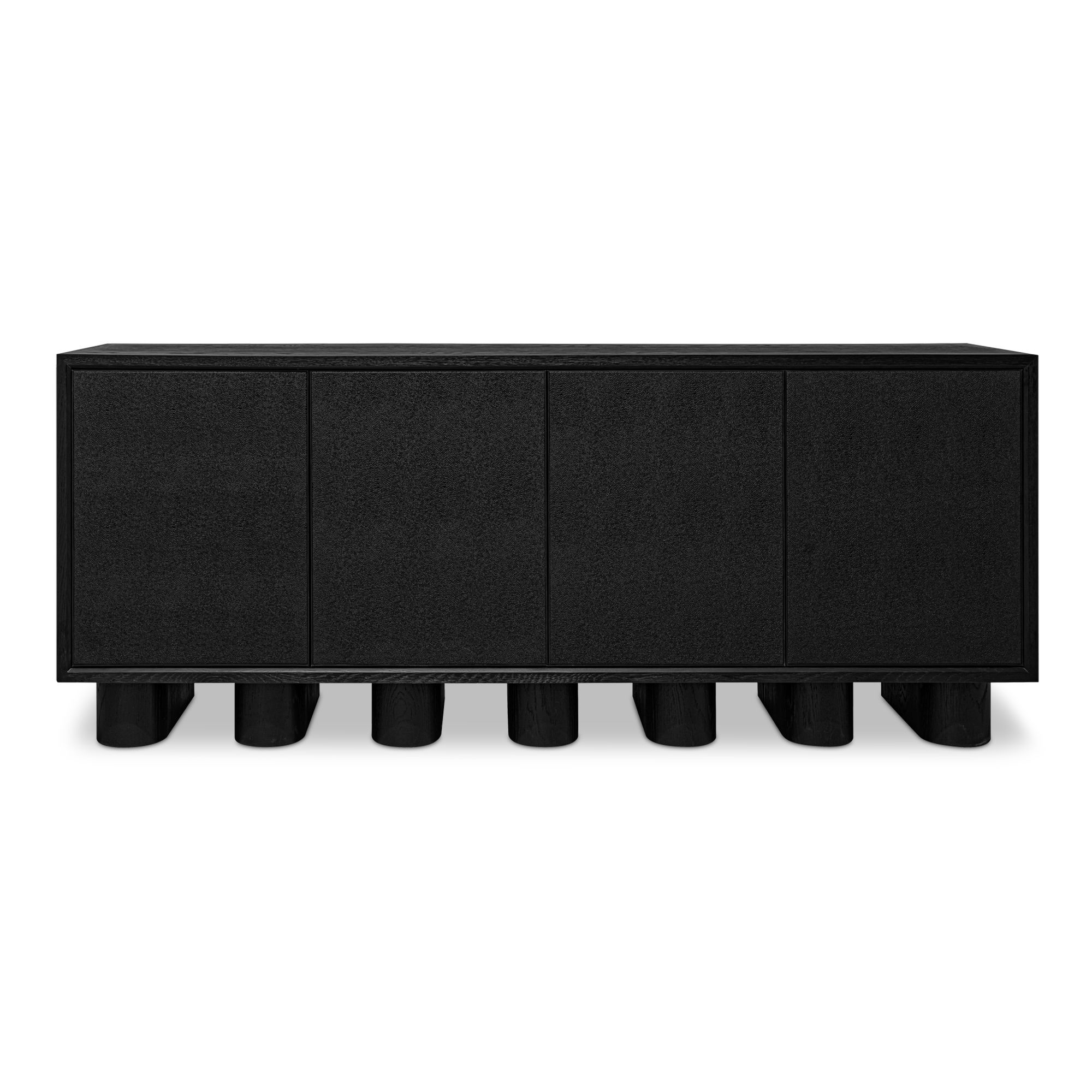 Marcelle Sideboard Black, Cabinets & Sideboard by Moe's Home, 80" width x 32.63" height x 17.75" depth View 1