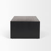 Tabor Natural Wood with Black Oak Waterfall Coffee Table thumbnail 6