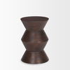 Odessa Dark Brown Wood Accent Table thumbnail 3