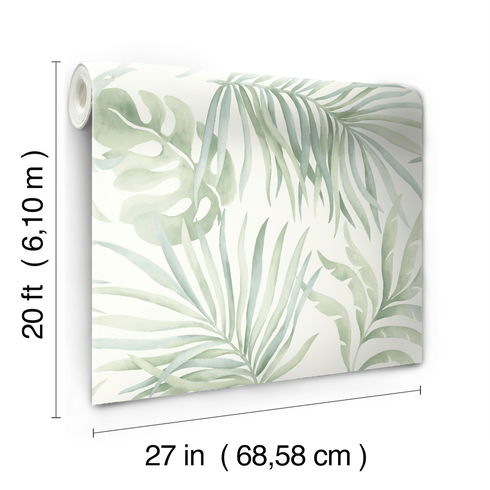 Paradise Palm Aloe Peel & Stick Wallpaper