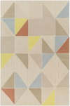 Tallinn Handmade Rug, by Surya, 1'6" length x 1'6" width thumbnail