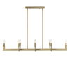 Cordoba 8 Light Linear Chandelier, Ceiling Light by Uttermost, 51.5" width x 8.5" height x 14.25" depth thumbnail 5