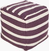 Frontier Pouf, Ottoman by Surya, 18" width x 18" height thumbnail