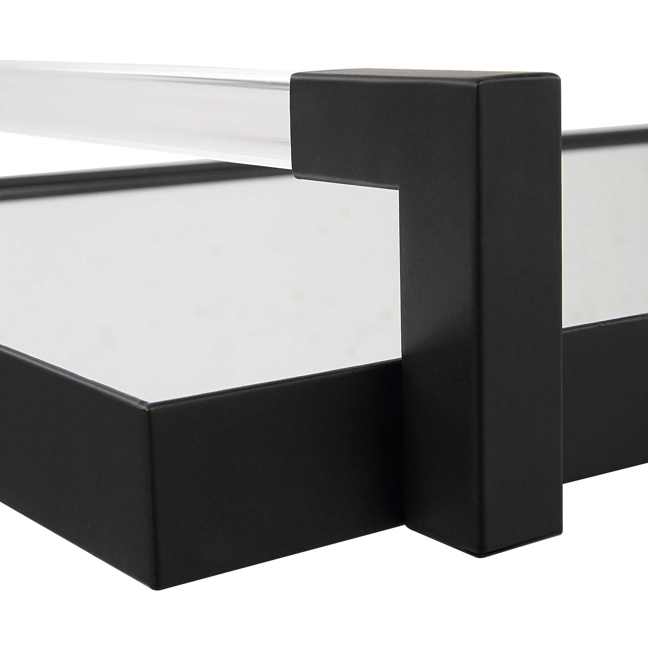 Deki Black Mirrored Tray large image 