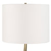 Spiraling Cordless Brass Buffet Lamp, Table Lamp by Uttermost, 13" width x 35" height x 13" depth thumbnail 6