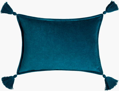 Cotton Velvet Lumbar Pillow