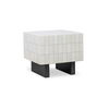 Farren Outdoor Side Table Cream, Outdoor Table by Moe's Home, 1'8" width x 1'6" height x 1'8" depth thumbnail 2
