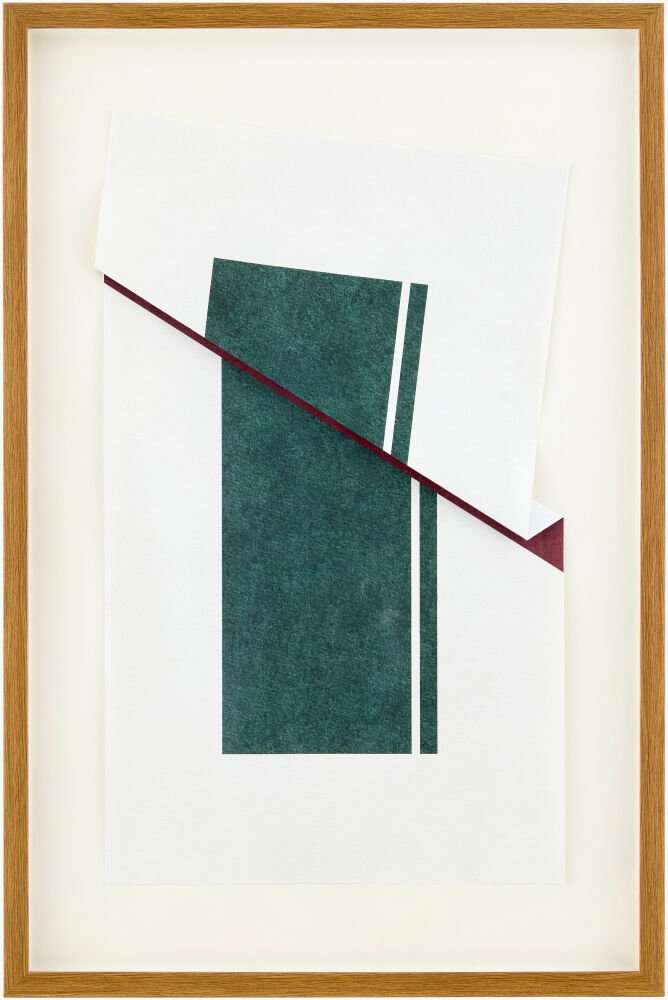 Between Framed Art, Painting by Surya, 20" width x 30" height