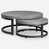 Aiyara Gray Nesting Tables, S/2 thumbnail 0