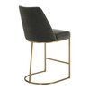 Hanni Charcoal Counter Stool, Counter & Bar Stool by Uttermost, 20.25" width x 40" height x 24.5" depth thumbnail 6