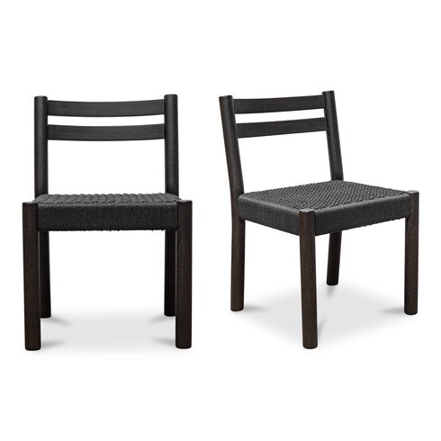 Finn Dining Chair Black–set Of Two