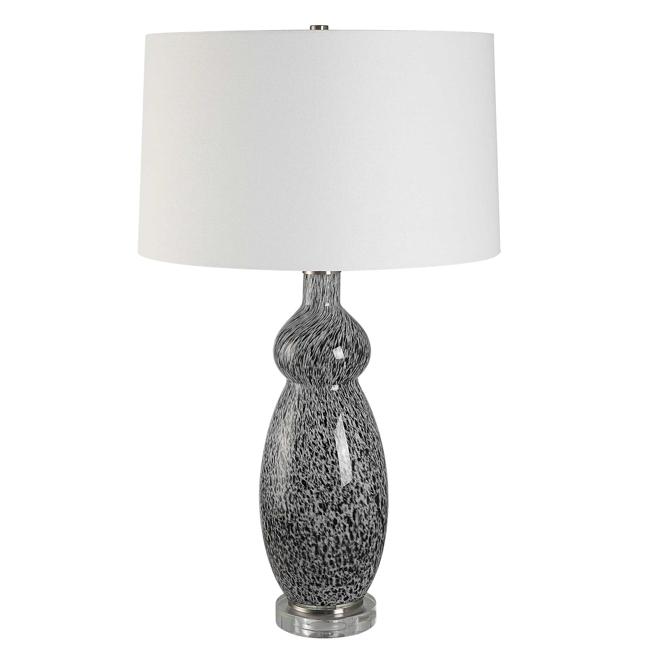 Velino Curvy Glass Table Lamp large image 