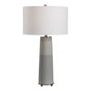 Abdel Gray Glaze Table Lamp, by Uttermost, 17" width x 30.75" height x 17" depth thumbnail 1