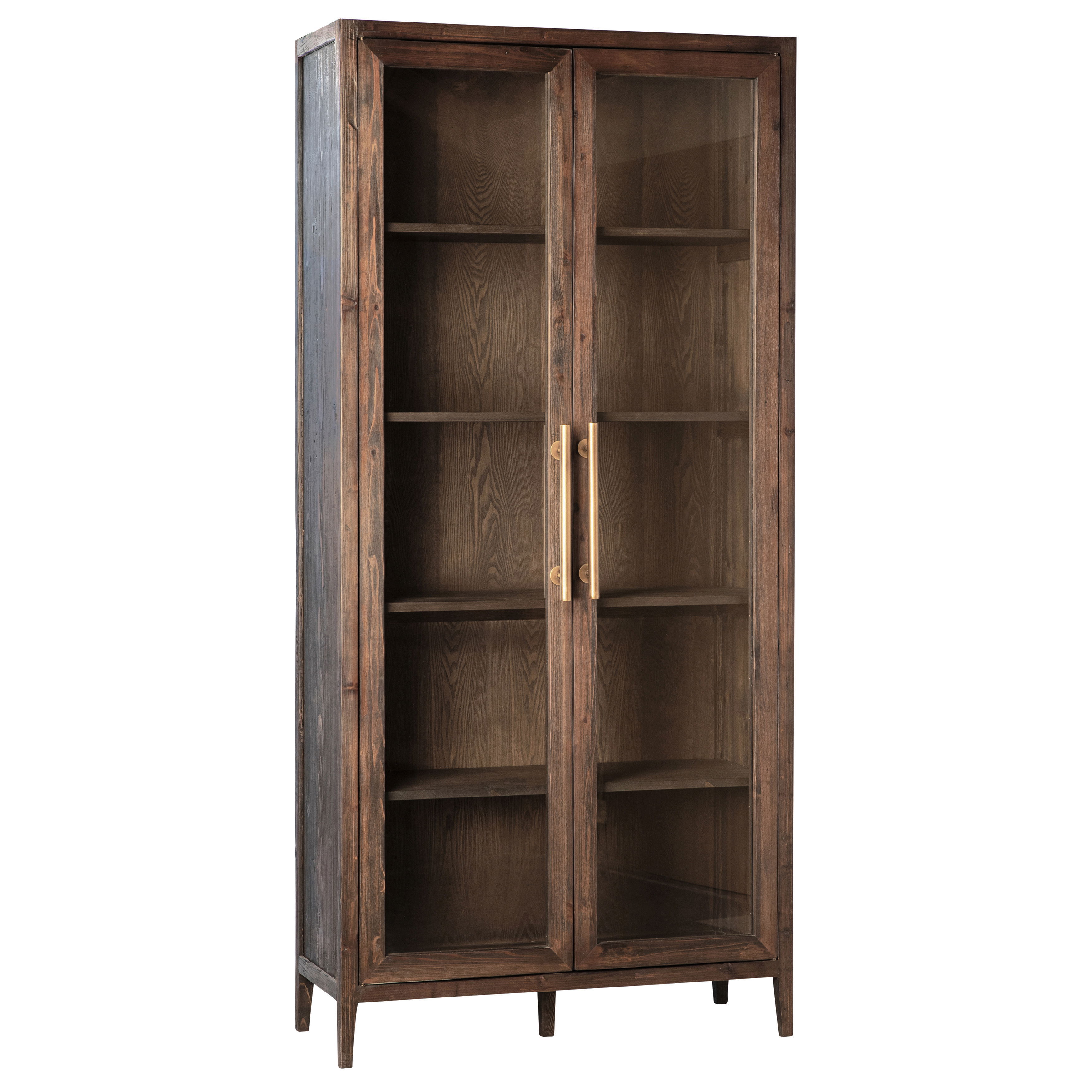 Basel Cabinet, Cabinets & Sideboard by Dovetail, 43" width x 93" height x 18" depth View 1