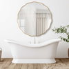 Aneta Large Gold Round Mirror, by Uttermost, 5' width x 5' height x 0.67" depth thumbnail 2