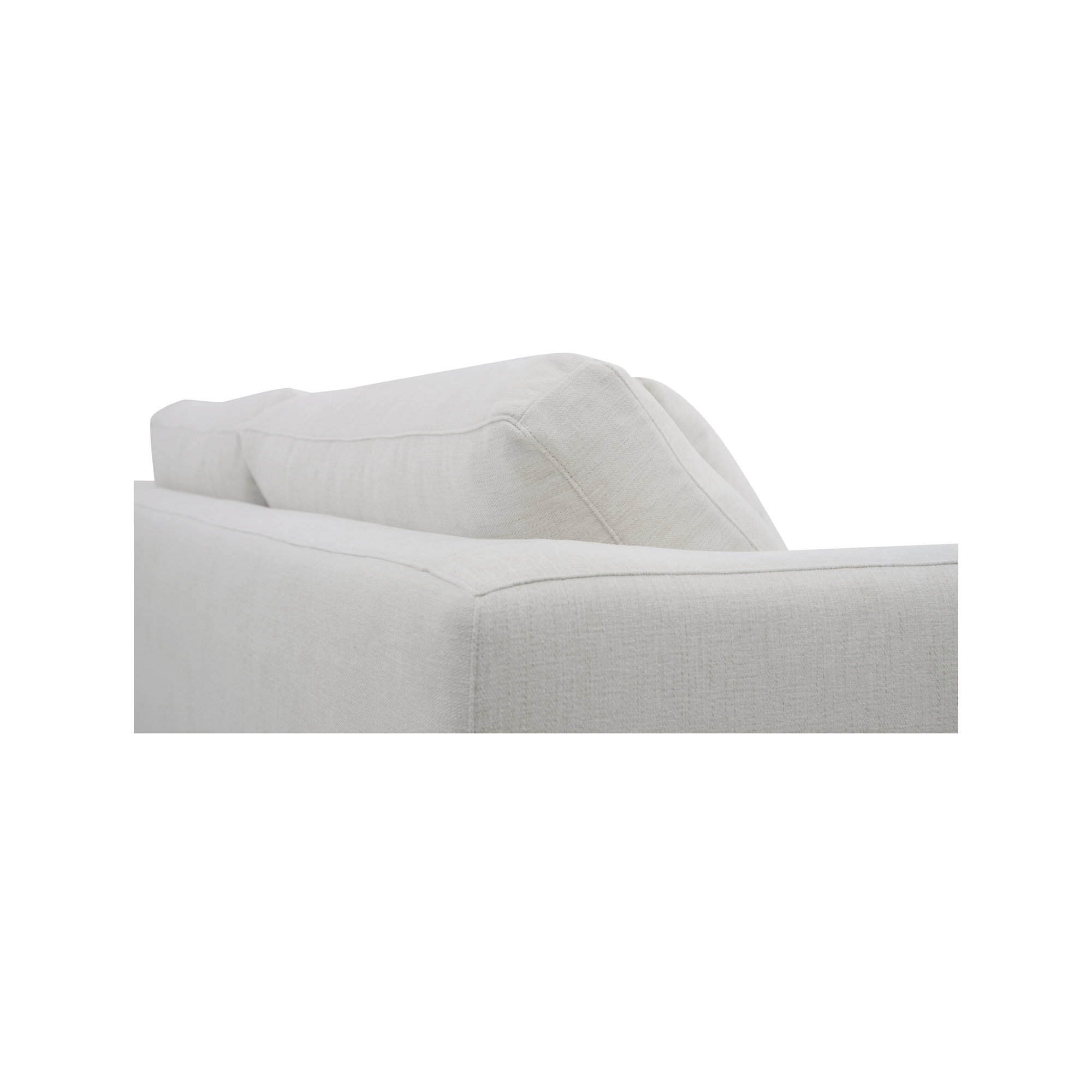 Rue Sleeper Sofa Off White, Sofa Bed by Moe's Home, 97.5" width x 25" height x 40.5" depth View 7