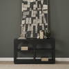 Mooney (17.5'H) Metallic-Silver Metal Shade-less Table Lamp, by Mercana, 4" length x 4" width x 17.5" height thumbnail 3