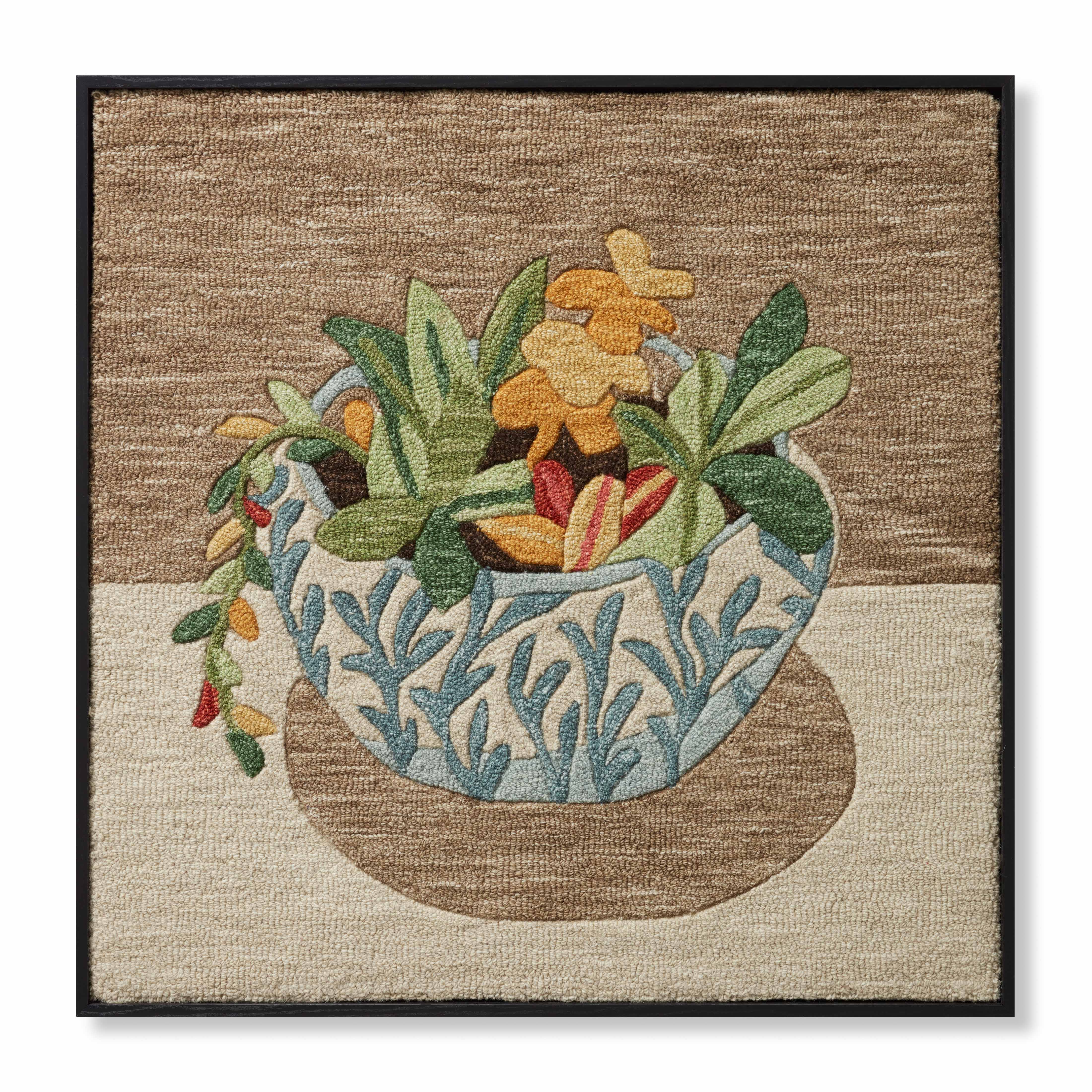 Loloi Green Thumb Wall Art, Wall Hanging, 35" length x 35" width