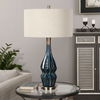 Prussian Blue Ceramic Lamp thumbnail 1