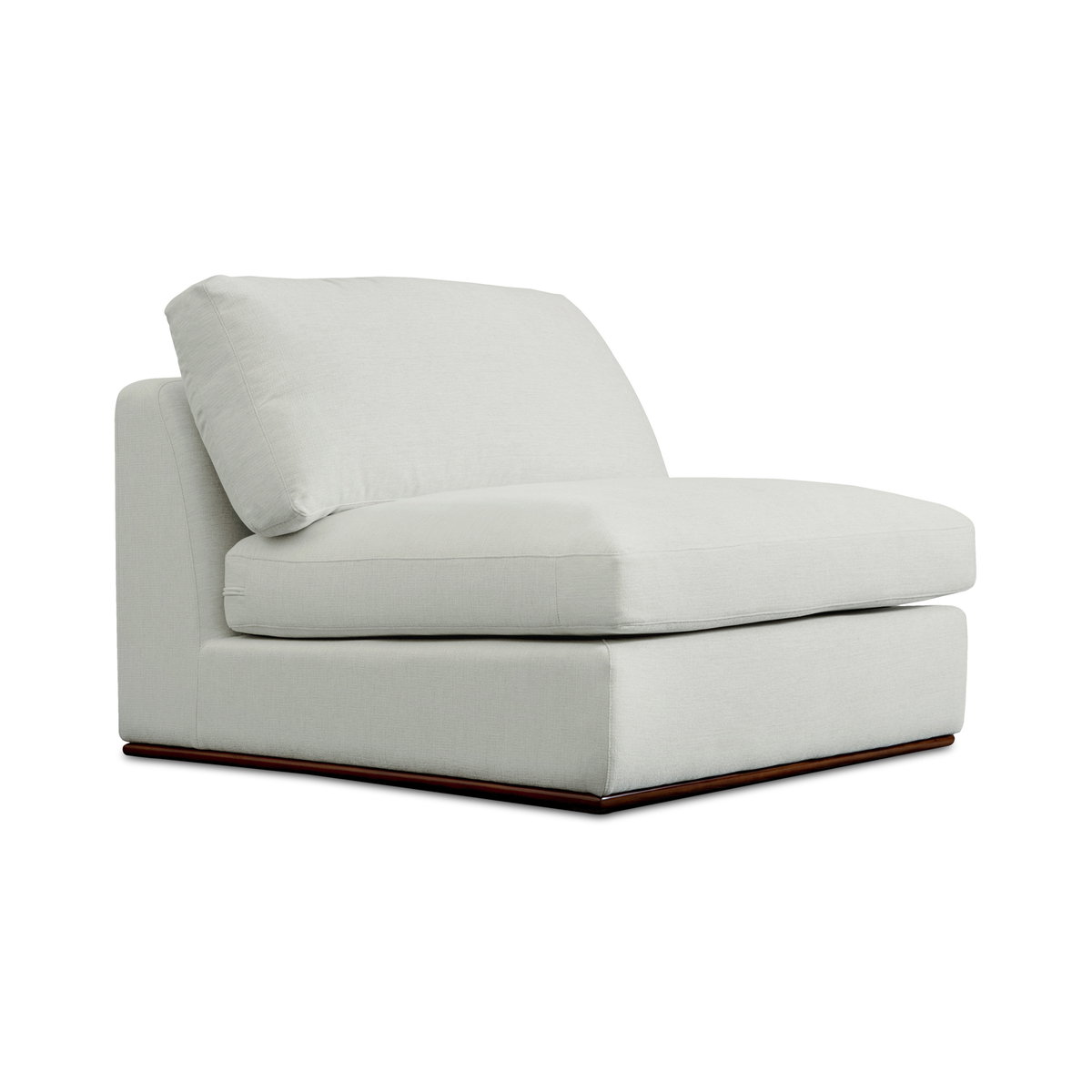 Rue Slipper Chair Off White, Accent Chair by Moe's Home, 41" width x 23.6" height x 41" depth View 2