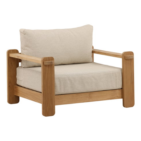 Julie Outdoor Sofa Chair Taupe